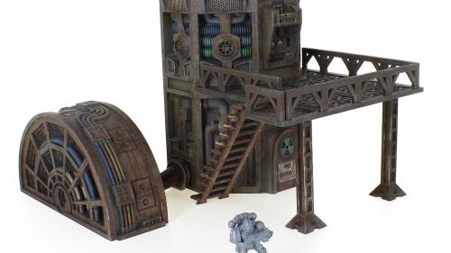 Sci Fi Power Plant STL . Pay what you want