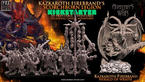KAZKAROTH FIREBRAND S LEGION, DAEMONS BY AVATARS OF WAR