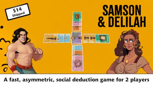 Samson and Delilah - 2 player card game
