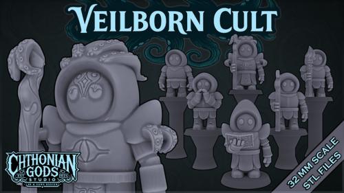 Veilborn Cult – 32mm STL Miniatures for 3D Printing