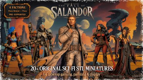 The fall of Salandor - STL Sci-fi style