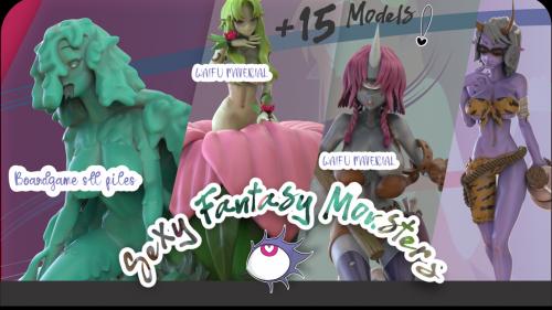 Sexy Fantasy Monsters and where to find them!!! STL 3D