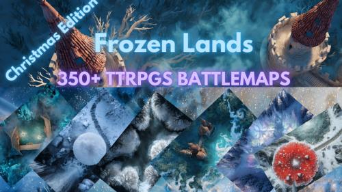 350 Frozen Lands: Winter Fantasy Battle Maps