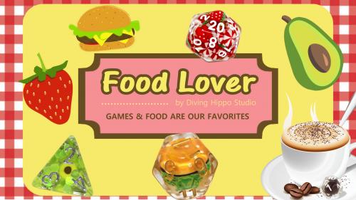Food Lover Dice - Food Miniatures & Effects in Dice Sets