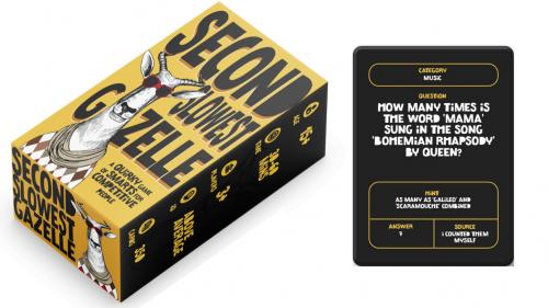 Second Slowest Gazelle | Card Game