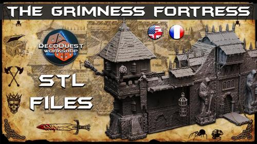 The Grimness Fortress, 3D printable STL files