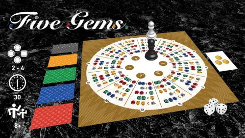 Five Gems Board GameãPnPã