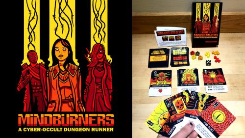 MINDBURNERS - A Cyber-Occult Dungeon Runner Game