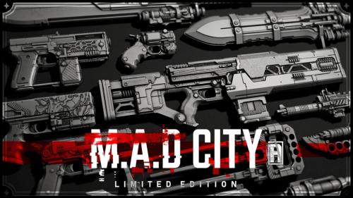 Dungeon Forge 5 - M.A.D City - STL 1:1 Cosplay/Display Props