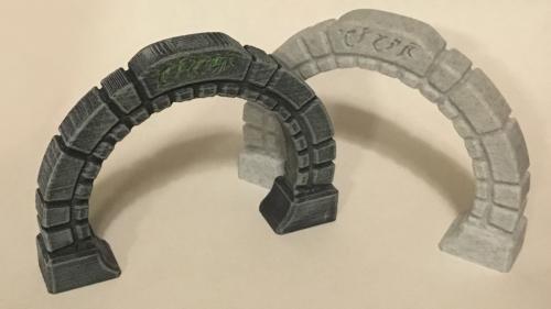 Make 100: 3D Printed Stone Portal for TTRPGs