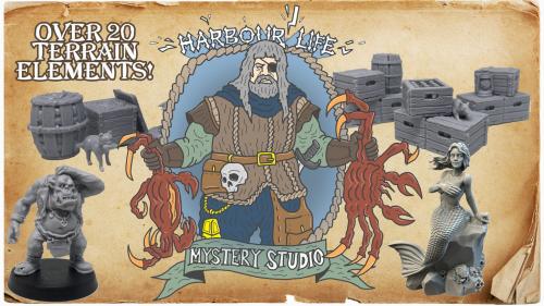 Harbour Life 28-32mm Fantasy Terrain by Mystery Studio