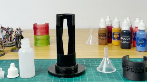 Miniature Paint Decanter For Tabletop Game Paints