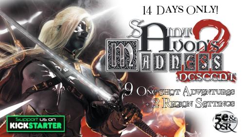 ST. AVON S MADNESS 2: DESCENT Hardcover for DnD 5e & OSR!