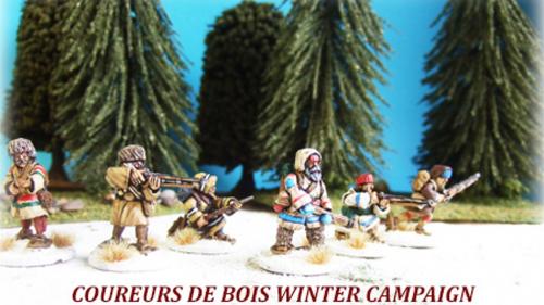 28mm-French & Indian War - Winter Campaign British Regulars 