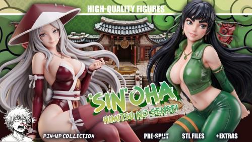 SIN OHA - Himitsu no Sensei - Pin-up Collection - STL FILES