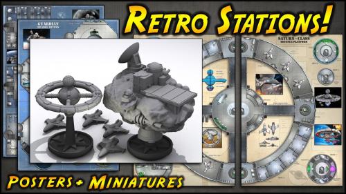 Retro Stations: maps & miniatures