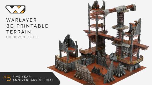 WarLayer 5.0 - 3D printable modular terrain special