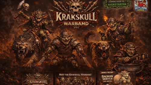 Krakskull Warband – Goblin Miniatures for Tabletop STL Pack