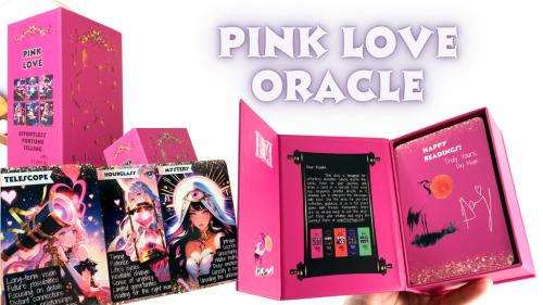 Effortless Fortune Telling: Pink Love Oracle | 99-Card Deck