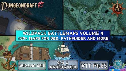 WildPack Vol 4: 100+ Maps for D&D, Pathfinder, and More