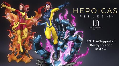 HEROICAS â FIGURE 9 - 3D Print STL