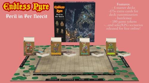 The Endless Pyre Core Box: A Deck-Based RPG/Battler