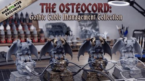 THE OSTEOCORD: Dark Fantasy Cable Management STL