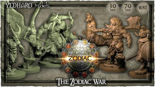 The Zodiac War by Yedharo Models / 30mm - 70mm - Busts