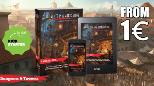 D100 chaotic events in a magic store