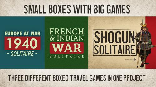 Shogun, Europe 1940, French & Indian War - Solitaire Games