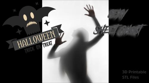Sexy Sheet Ghost STL Halloween 3D Printable Models