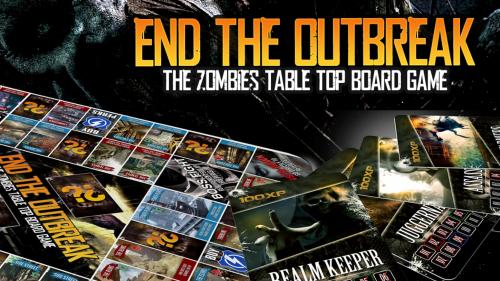 End The Outbreak Zombies Table Top Board Game