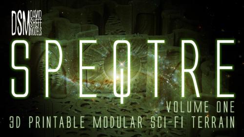 SPEQTRE: Vol.1 3D Printable Modular Sci-Fi Terrain