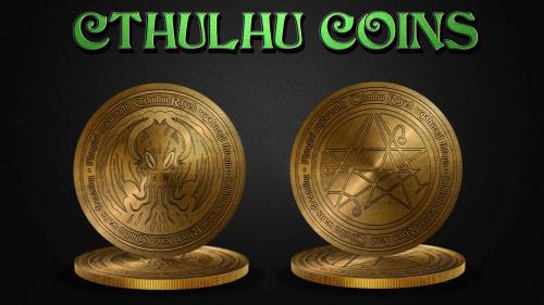 Cthulhu Coins - Fantasy Gaming Coin