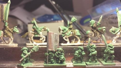 10mm German/Landsknecht Offiziersstab (Leaders)