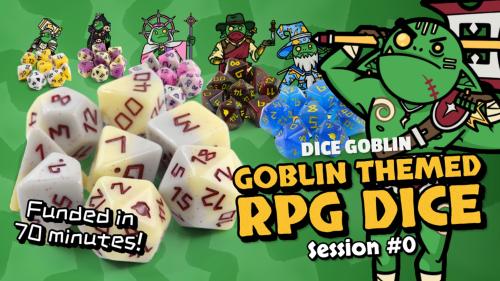 Dice Goblin Session #0 - Goblin Themed TTRPG Dice Sets