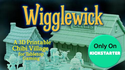 Wigglewick – 3D Printable Chibi Miniatures for TTRPGs