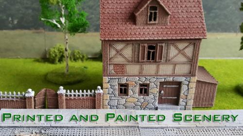 Scenery for Wargames and Tabletop (WW2 Buildings)