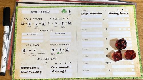 Track your D&D adventures in style