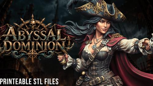 CURSEBOUND Vol. 6: Abyssal Dominion - Print STL Miniatures