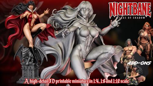 Nightbane: Wings of Shadow — 1:4, 1:6, 1:12 Scale