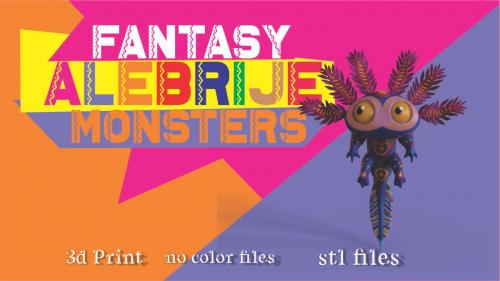 Fantasy Alebrije Monsters - STL -Tabletop - Collectables.