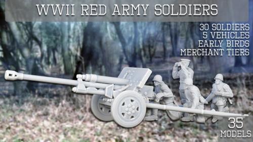 WWII Red Army Soldiers
