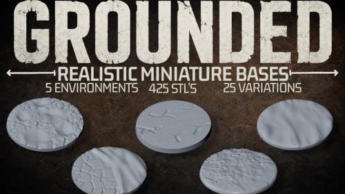 Grounded: 425 Realistic Miniature Bases