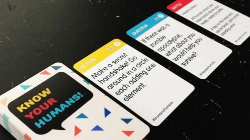 KNOW YOUR HUMANS! Truth or Dare Card Game