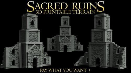Sacred Ruins - 3d Printable Terrain Files
