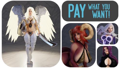 Ladies of Legend : Pay What You Want! - Pin-up STL Files