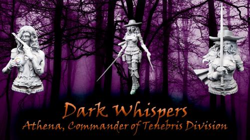 Athena, Commander of the Tenebris Division - Dark Whispers