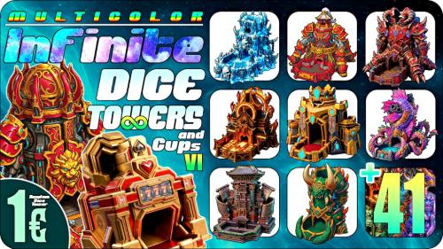 Infinite Dice Towers and Cups Vol.6