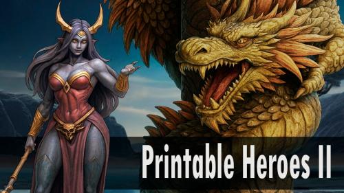 Amazing Adventures - Printable Heroes II